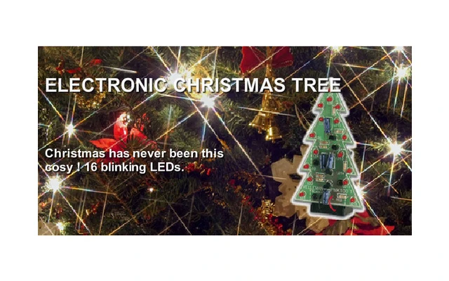 Árbol de navidad con LEDs intermitentes
