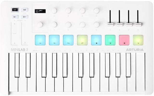 Arturia MiniLab 3 Alpine White