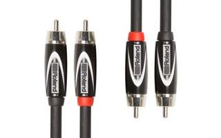 Roland RCC152R2R Cable serie Black doble rca a doble rca 4.5 m