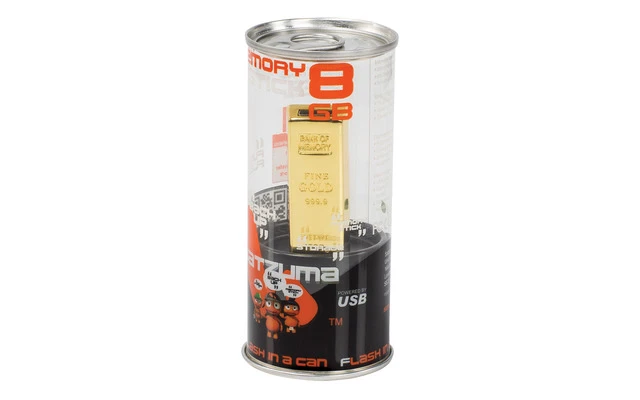 Memoria flash lingote oro 8GB