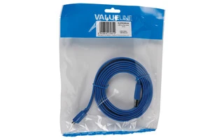 Cable plano USB 3.0 USB A Macho - Micro USB B Macho de 2.00 m