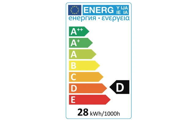 Bombilla halógena clásica GLS B22, 28 W, 370 lm, 2800 K