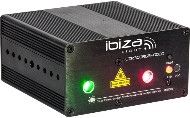 Ibiza Light LZR300RGB Gobo