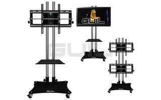 Guil PTR-08 - Soporte móvil para T.V de 32" a 65" incluye 1 bandeja