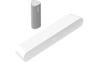 Sonos Ray + Sonos Roam - Sistema  en blanco para dos habitaciones