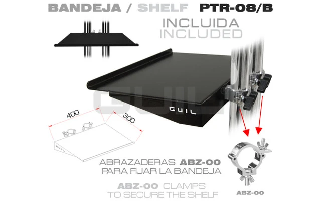 Guil PTR-08 - Soporte móvil para T.V de 32