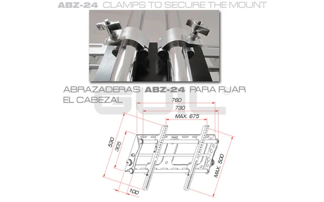 Guil PTR-08 - Soporte móvil para T.V de 32