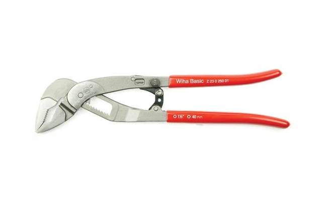 QUICKFIX ALICATES BASIC PARA FONTANERÍA - ARTICULACIÓN DE BULÓN - 250mm - WIHA - Z23001