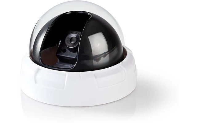 Cámara de Seguridad Simulada - Domo - IP44 - Blanco
