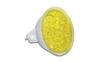 BOMBILLA LED, COLOR AMARILLO MR16 12VAC