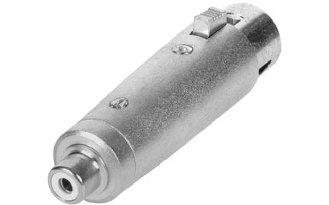 Conector XLR hembra de 3 polos a conector RCA hembra