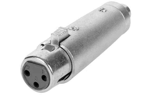 Conector XLR hembra de 3 polos a conector RCA hembra