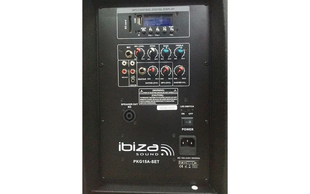 Ibiza Sound PKG15A-SET