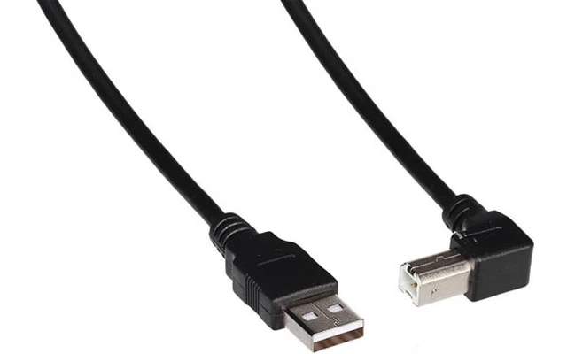 Cable - USB 2.0 Tipo A - USB 2.0 Tipo B 2.5 m Acodado