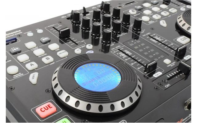 Power Dynamics PDX125 Reproductor Doble CD/SD/USB/MP3