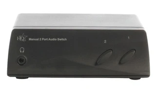 Manual 2 port audio switch