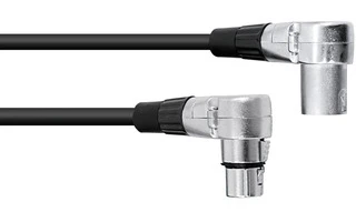 OMNITRONIC Cable acodado XLR 3 metros 