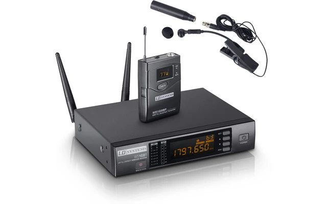 LD Systems WS 1 G8 BPW - S. inalámbrico con Petaca y Micrófono clip para Instrumentos de Viento