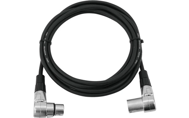 OMNITRONIC Cable acodado XLR 3 metros 