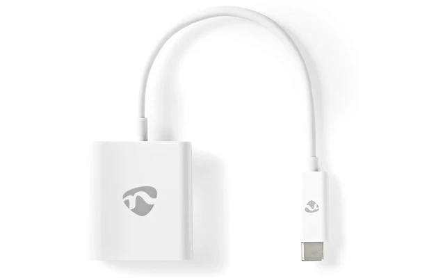 Cable Adaptador USB-C™ - USB-C™ Macho - VGA Hembra - 0,2 m - Blanco - Nedis CCGP64851WT02