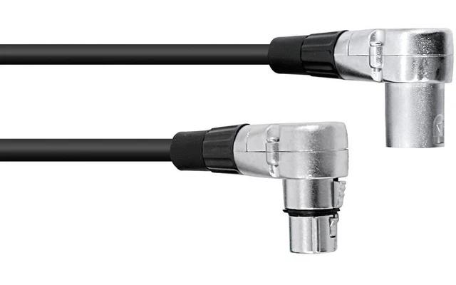 OMNITRONIC Cable acodado XLR 3 metros 