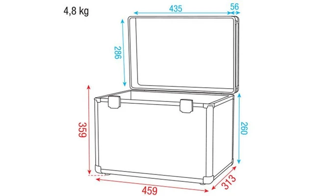 DAP Audio Caja para 4 focos compactos