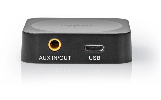 Transmisor Receptor de Audio Inalámbrico - Bluetooth - Salida de 3,5 mm - Negro