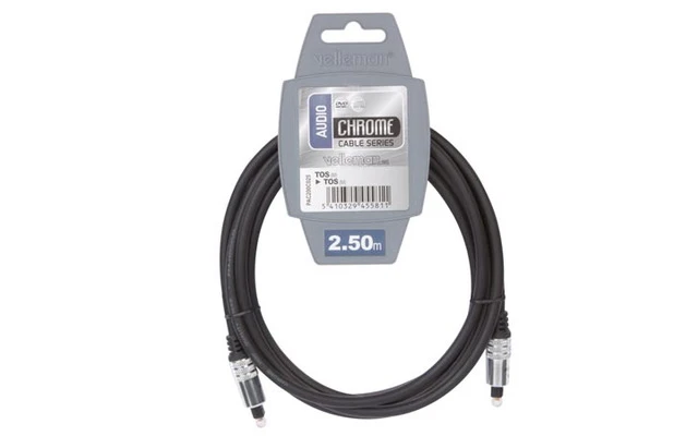 Conector Toslink macho a conector Toslink macho / estándar / 2.50m