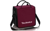 Technics bandolera 60 LPs - Rojo Vino
