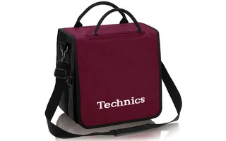 Technics bandolera 60 LPs - Rojo Vino