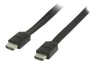 Cable plano HDMI de alta velocidad con Ethernet 2.00 m