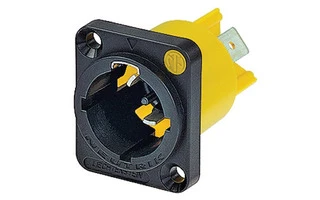 PowerCon TRUE1 16A, conector de chasis macho