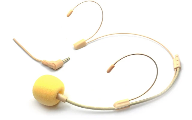 Micrófono diadema carne / Beige para ordenador / petacas