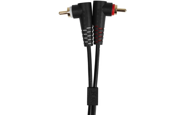 UDG Ultimate Audio Cable Set RCA Straight - RCA Angled Black 3m