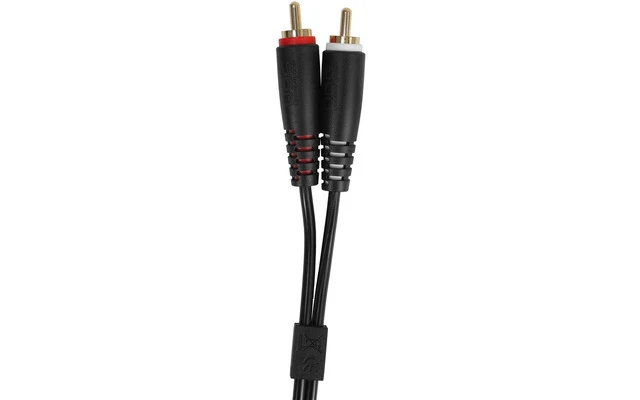 UDG Ultimate Audio Cable Set RCA Straight - RCA Angled Black 3m