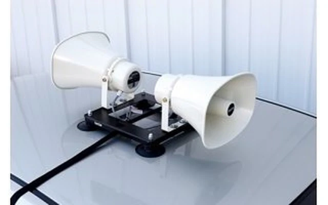 Soporte altavoces con ventosas y correa, para techo de auto