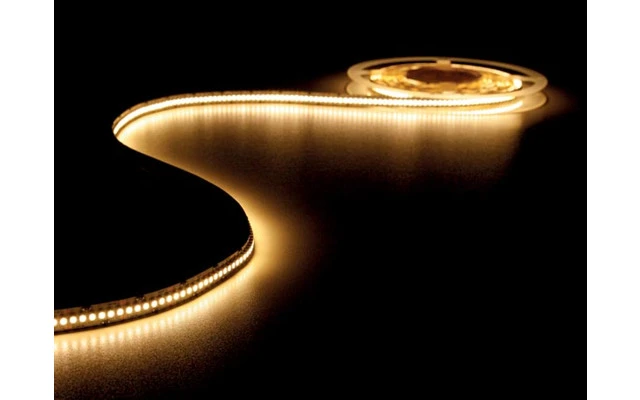 CINTA DE LEDs FLEXIBLE - COLOR BLANCO CÁLIDO 3500K - 1200 LEDs - 5m - 24V