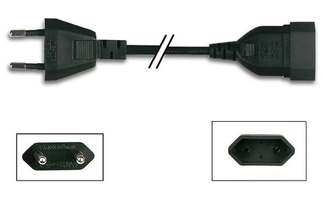 Cable de alimentación L=1.8m Negro