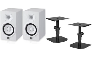2x Yamaha HS-5 Blanco + Soportes de sobremesa