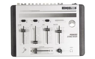 HQPOWER MESA DE MEZCLAS ESTÉREO 4 CANALES + 1 CANAL MICRÓFONO