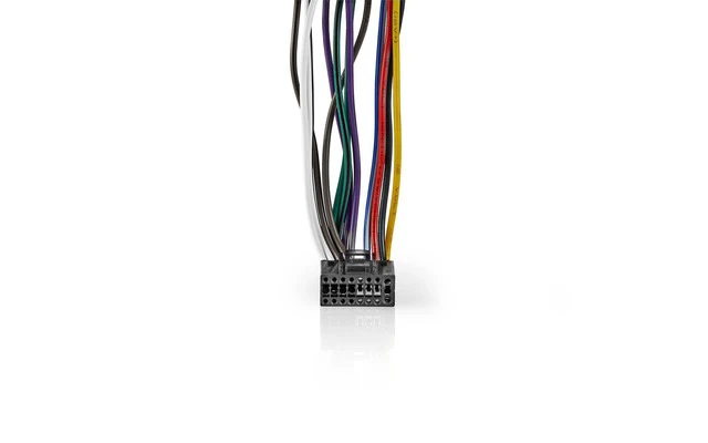 Cables ISO Kenwood de 16 Pines - Conector de radio - 2x Conector de coche - 0,15 m - Varios colo