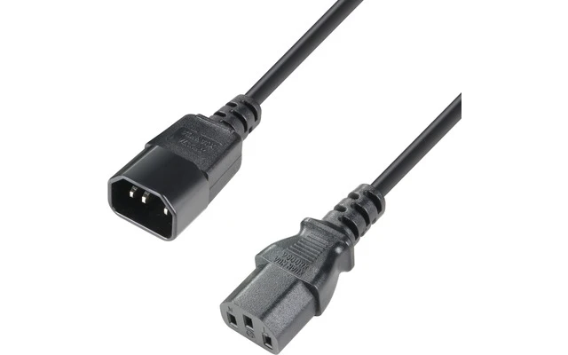 Adam Hall Cables 8101 KC 0050 Cable alargador C13 - C14 0,5 m