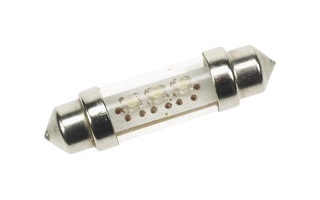 LMPARA LED DE COCHE 12V, 3 LEDs AZULES (2 uds./blster)