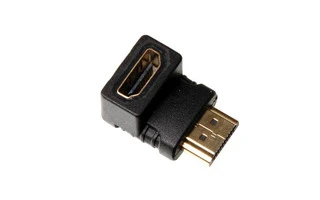 Conector HDMI macho a conector HDMI hembra 90º / Estándar