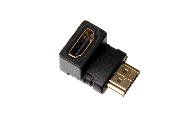 Conector HDMI macho a conector HDMI hembra 90º / Estándar