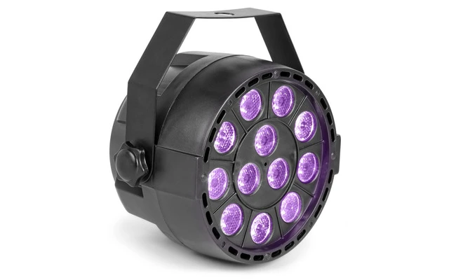 Max Foco PAR Party 12x1W UV DMX