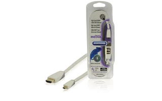 Cable HDMI® de Alta Velocidad con Ethernet de 1.00 m - Bandridge BBM34700W10