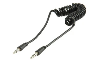 Cable de audio estéreo 3.5mm en espiral