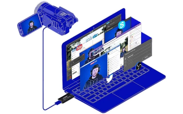 Capturadora de vídeo HDMI a USB 3.0 - USB Video UVC FullHD 1080P @ 60 Hz