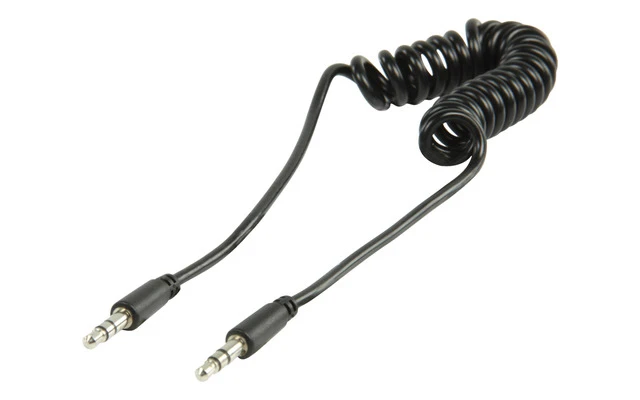 Cable de audio estéreo 3.5mm en espiral